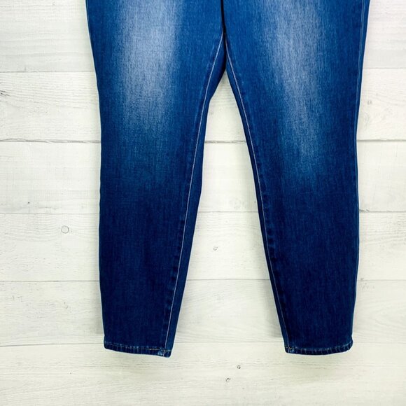 Soft Surroundings Womens High Rise Jeans Slim Leg Stretch Petite Size 14P - Picture 6 of 13